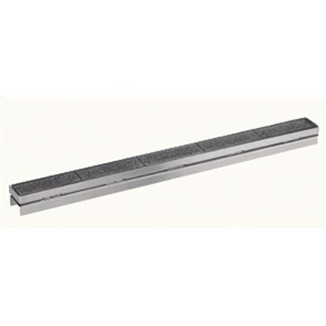INDIVIDUELL - Gouttière de douche en acier inoxydable avec une longueur de 1500 mm