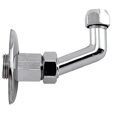 Coude pressé sous lavabo 1/2" Fx10 - Idrhaus