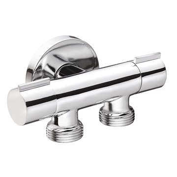 Robinet à faible encombrement avec 2 raccords pour lave-linge - Idrhaus