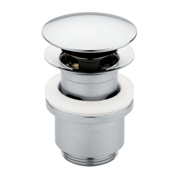 Bonde 1"1/4 avec trop-plein et bouton-pression, modèle 419 d'Idral,