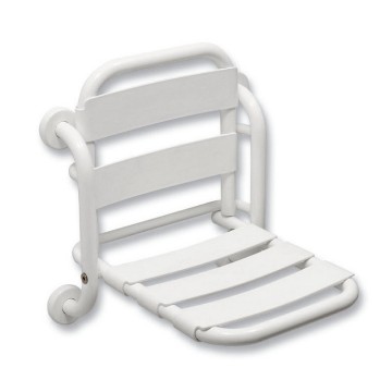 Le siège de douche pliant avec dossier de la série EASY, modèle 12008V