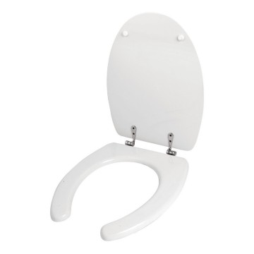 Siège thermoformé blanc pour cuvettes EASY à ouverture frontale