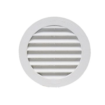 Grille ronde en ABS blanc pour des cuisines élégantes et fonctionnelles